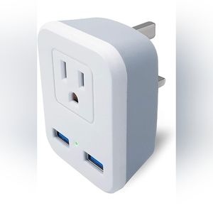 UK Ireland Power Plug Adapter, Type G Travel Adapter for US Type Plugs